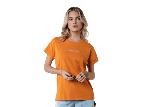 Uni Logo Tee | Tangerine