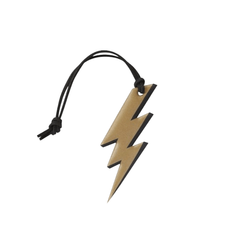 Bolt Reflective Bag Charm