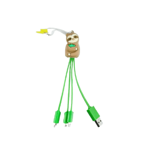 Sleepy Sloth 4-in-1 USB Multi-Cable